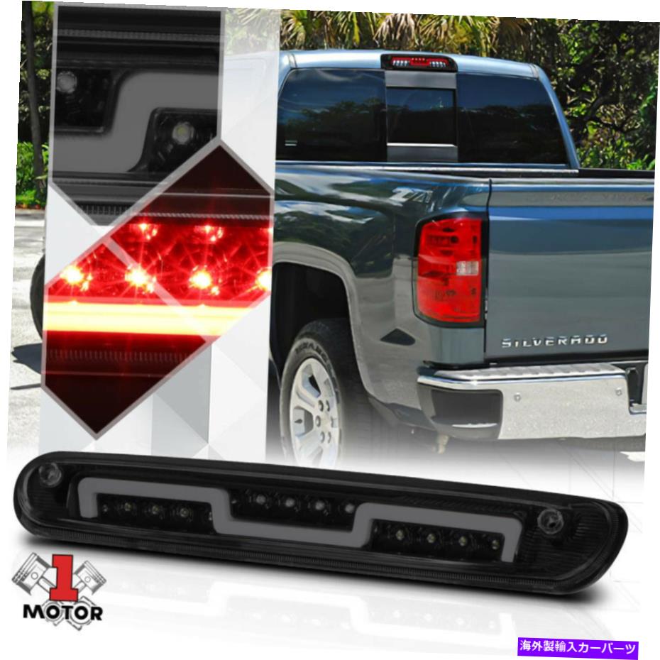 USテールライト NUVISIONシーケンシャルスモークLED 07-14 Silverado / Sierraのための第3 [3RD]ブレーキライト NUVISION Sequential Smoke LED Third [3rd] Brake Light for 07-14 Silverado/Sierra【並行輸入品】