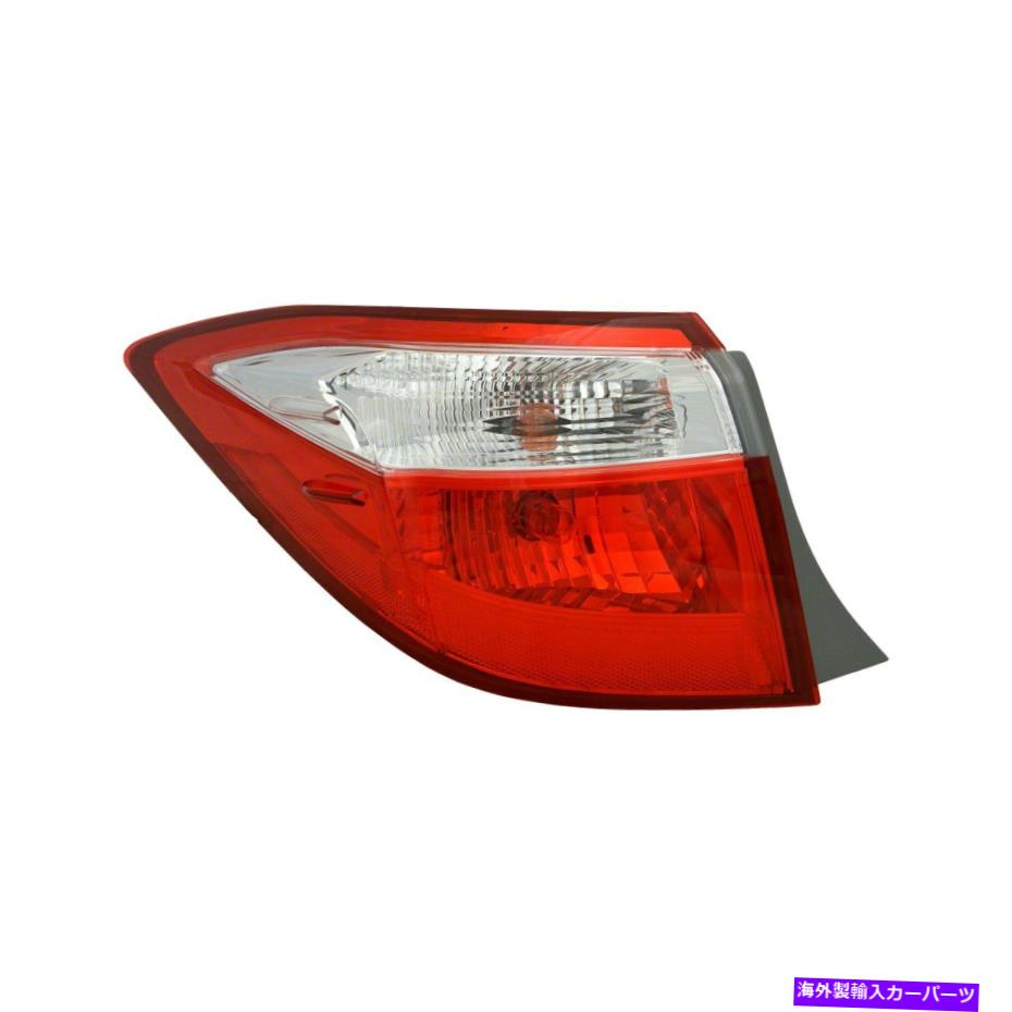 USテールライト トヨタカローラ14-16シャーマン運転側外部交換テールライト For Toyota Corolla 14-16 Sherman Driver Side Outer Replacement Tail Light【並行輸入品】