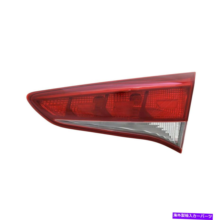 USテールライト Hyundai Tucson 16-18 TYC旅客サイドインナー交換テールライト用 For Hyundai Tucson 16-18 TYC Passenger Side Inner Replacement Tail Light【並行輸入品】