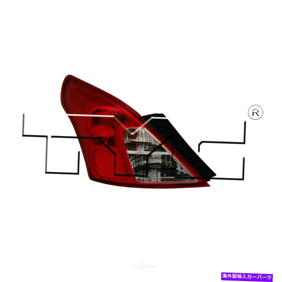 USテールライト テールライトアセンブリ左TYC 11-6402-00フィット12-19日産逆 Tail Light Assembly Left TYC 11-6402-00 fits 12-19 Nissan Versa【並行輸入品】