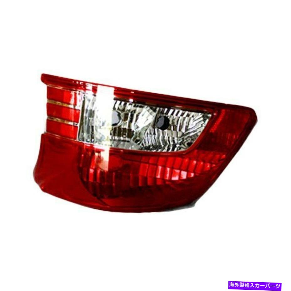 USテールライト TOYOTA YARIS 07-12 TYC旅客サイド交換用テールライトレンズ＆ハウジング For Toyota Yaris 07-12 TYC Passenger Side Replacement Tail Light Lens & Housing【並行輸入品】