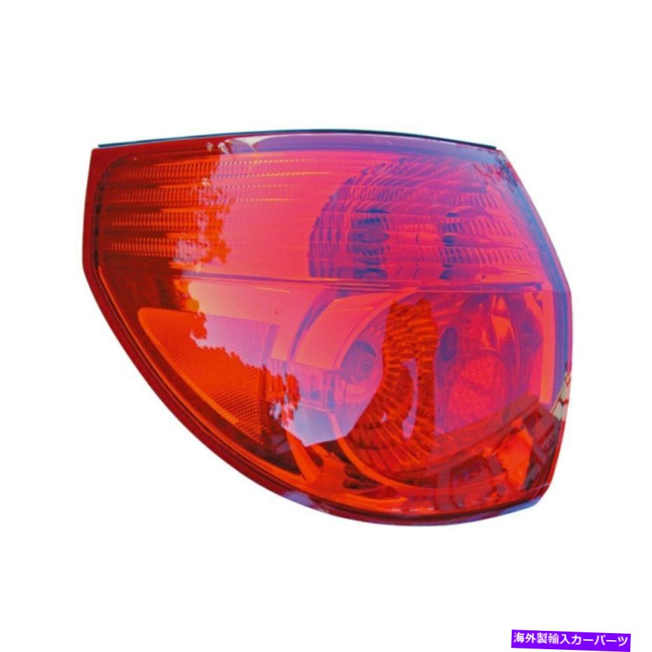 USテールライト トヨタシエナ06-10ドーマン1611528運転側外部交換テールライト用 For Toyota Sienna 06-10 Dorman 1611528 Driver Side Outer Replacement Tail Light【並行輸入品】