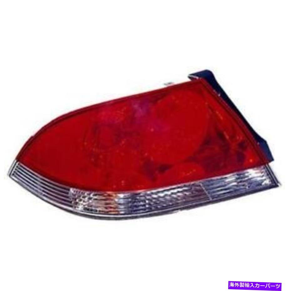 USテールライト Mitsubishi Lancer MI2800119のためのCPP赤色のTaillamp CPP Red Left Taillamp for 04-07 Mitsubishi Lancer MI2800119【並行輸入品】