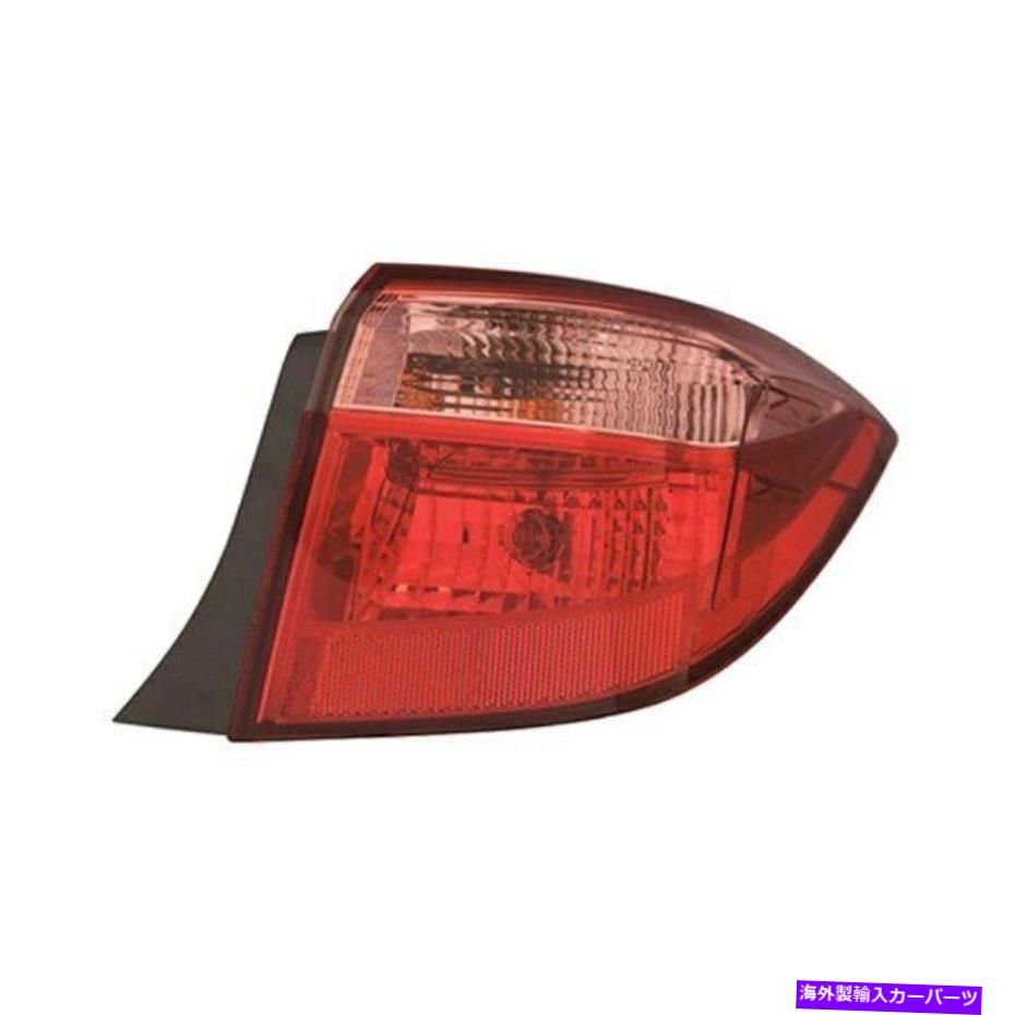 USテールライト トヨタカローラ17-19 kメタル助手席側外部交換テールライト用 For Toyota Corolla 17-19 K-Metal Passenger Side Outer Replacement Tail Light【並行輸入品】