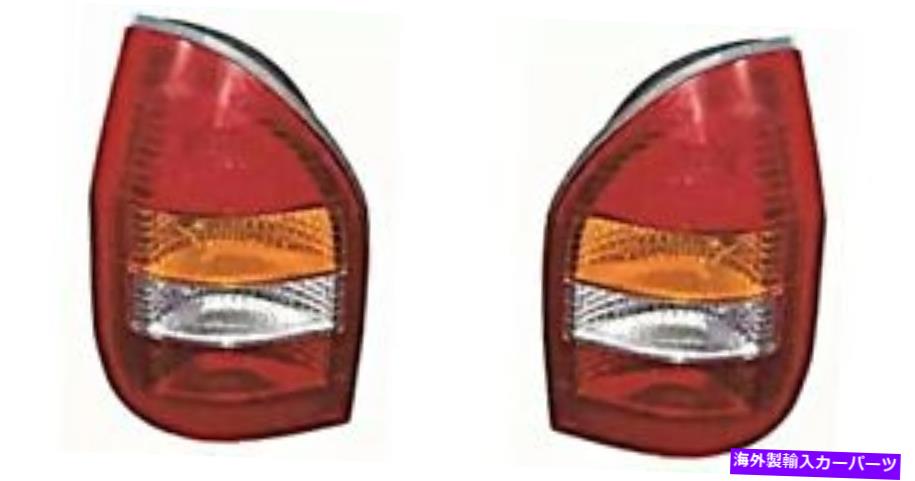 USテールライト 99-04 Opel Zafiraテールライトリアランプペアイエロー 99-04 OPEL Zafira Tail Lights Rear Lamps PAIR Yellow【並行輸入品】