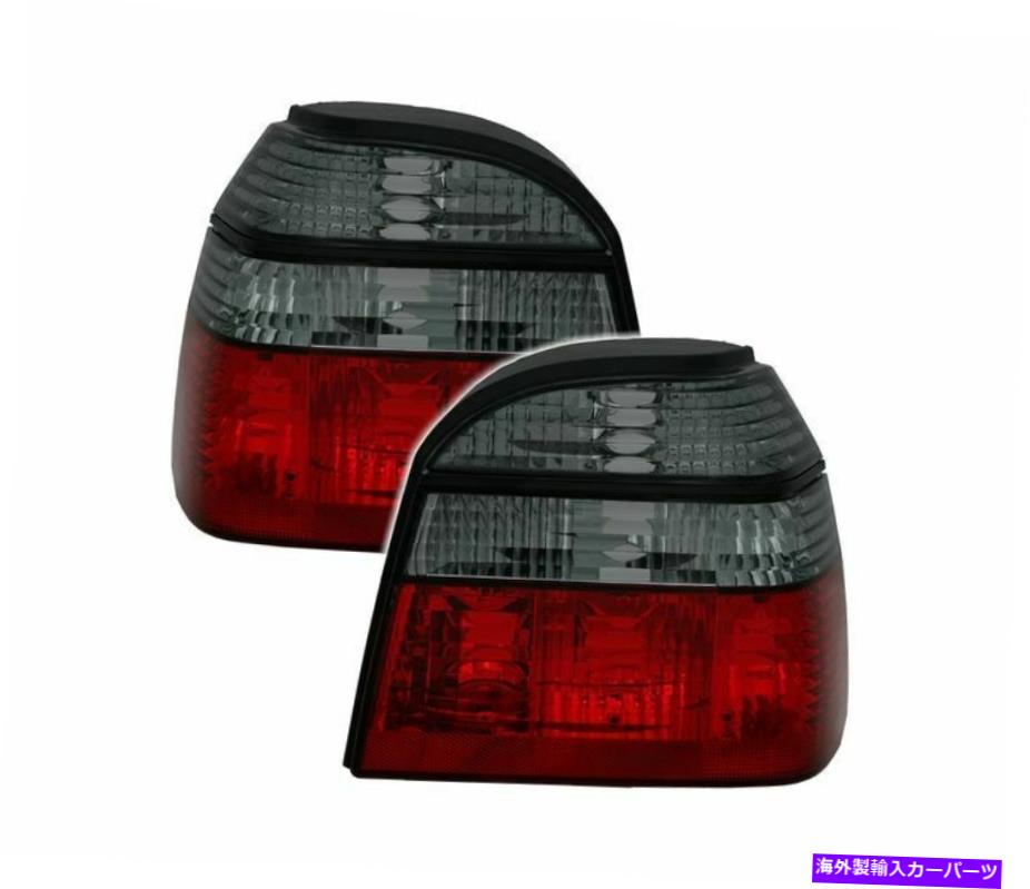 USテールライト VWゴルフ3赤煙VT153リアライトテールを設定 VW GOLF 3 RED SMOKE VT153 SET REAR LIGHTS TAIL【並行輸入品】