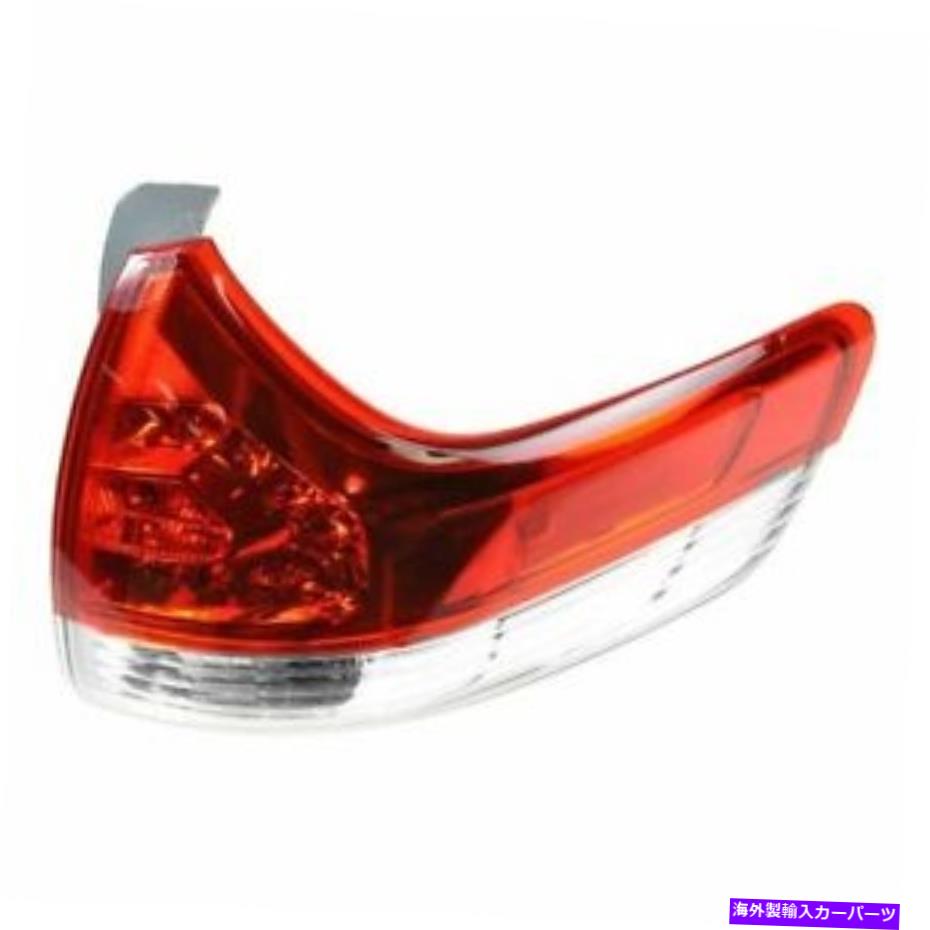 USテールライト トヨタシエナ11-14右助手席側リアブレーキTaillight Taillampアウター For Toyota Sienna 11-14 Right Passenger Side Rear Brake Taillight Taillamp Outer【並行輸入品】 33,810円