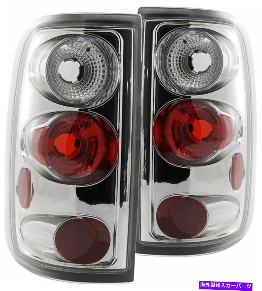 USテールライト SPEC-DチューニングLT-F15004-TM FORD F150スタイルのクロムクリアアルテッツァテールライト Spec-D Tuning LT-F15004-TM Ford F150 Style Side Chrome Clear Altezza Tail Lights【並行輸入品】