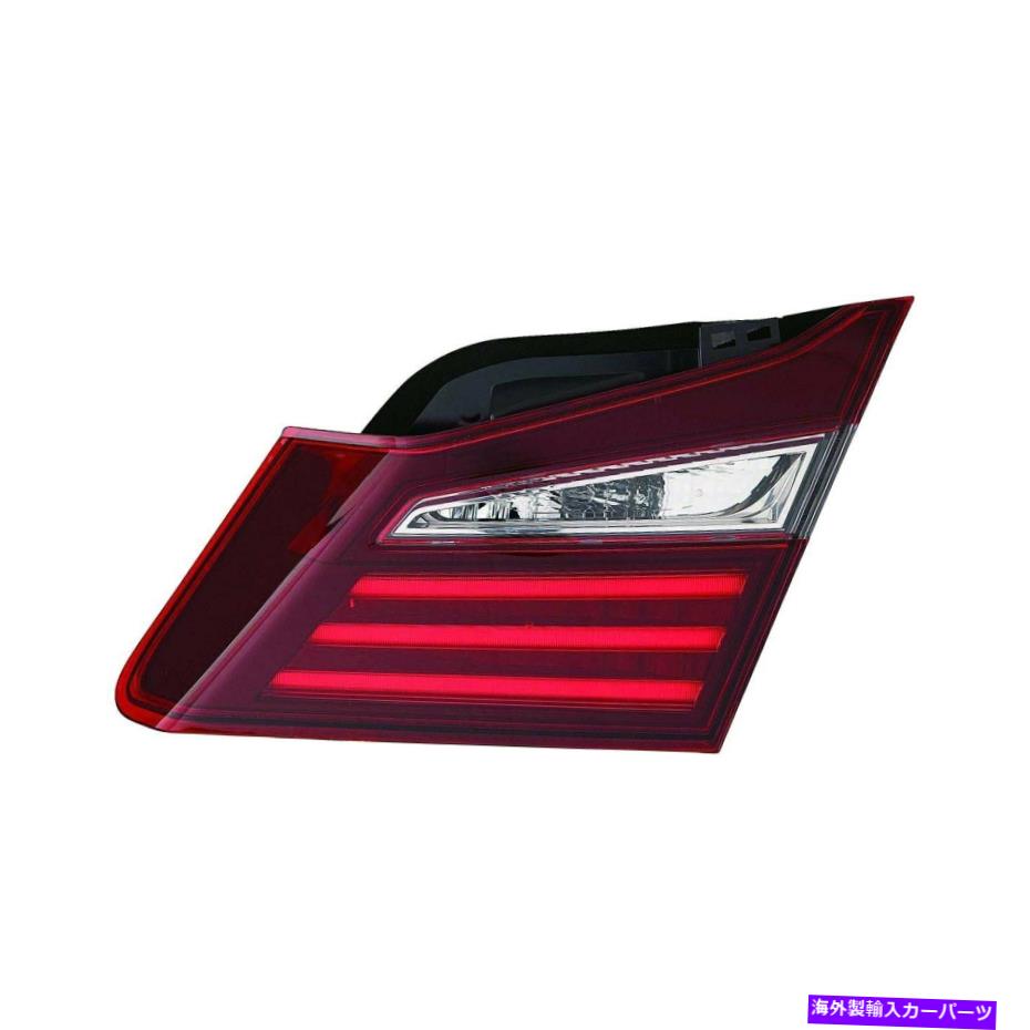 USテールライト ホンダアコード16-17 Kメタル旅客サイドインナー交換テールライト用 For Honda Accord 16-17 K-Metal Passenger Side Inner Replacement Tail Light【並行輸入品】