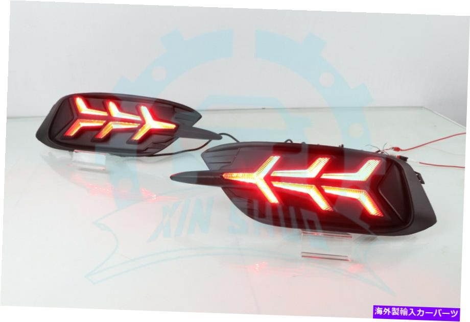 USテールライト 2 *リファイトカーリアバンパーテールブレーキライトLEDストリーマ2016-19 2* Refit Car Rear Bumper Tail Brake Light LED Streamer For Honda Civic 2016-19【並行輸入品】 34,749円