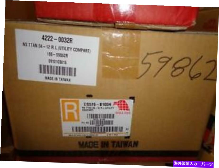 USテールライト 2004-12実用性ベッドPKG、新しい右テールラン(QTR MTD) 2004-12 Titan with Utility Bed Pkg,New Right Tail Lamp (qtr Mtd)【並行輸入品】