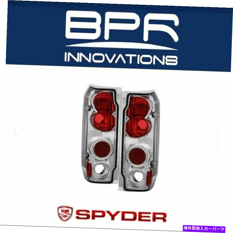 USテールライト Spyder Alt-YD-FF15089-クラス87-96 Ford F150 5003317 Spyder ALT-YD-FF15089-?C Euro Style TailLights Chrom for 87-96 Ford F150 5003317【並行輸入品】