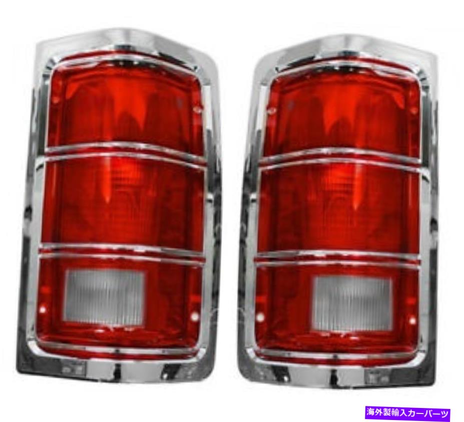USテールライト Tail Lightsの新しいペアはDodge W150 W250 W350 1984-1989 4163151 CH2809104 NEW PAIR OF TAIL LIGHTS FITS DODGE W150 W250 W350 1984-1989 4163151 CH2809104【並行輸入品】