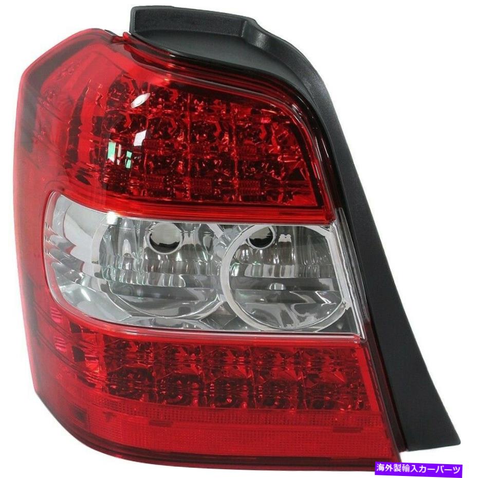 USテールライト 2006年から2007年のテールライトTOYOTAハイランダー左サイドハイブリッドモデル赤/クリアレンズ Tail Light for 2006-2007 Toyota Highlander Left Side Hybrid Model Red/Clear Lens【並行輸入品】