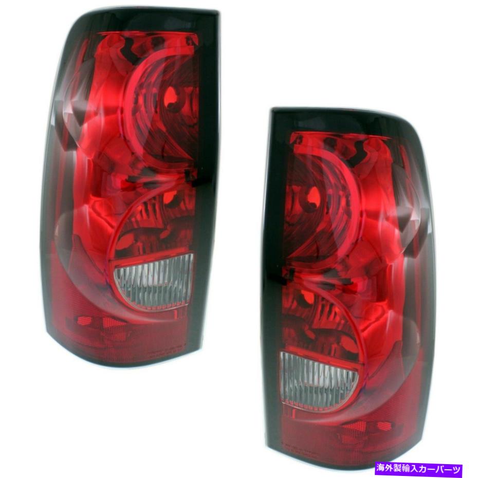 USテールライト 2004-2006のハロゲンテールライトセットChevy Silverado 1500クリア/レンズ2PCS Halogen Tail Light Set For 2004-2006 Chevy Silverado 1500 Clear/Red Lens 2Pcs【並行輸入品】