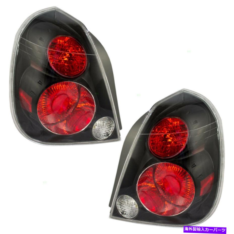 USテールライト 05-06日産アルティマ - ブラックトリムのテールライトのセット Set of Taillights for 05-06 Nissan Altima - Black Trim【並行輸入品】
