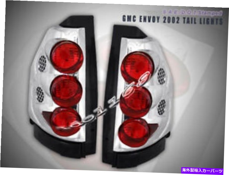 USテールライト 2002-06 07 GMCエンコイユーロテールライトクローム05 04 03 2002-06 07 GMC Envoy Euro Tail Lights Chrome 05 04 03【並行輸入品】