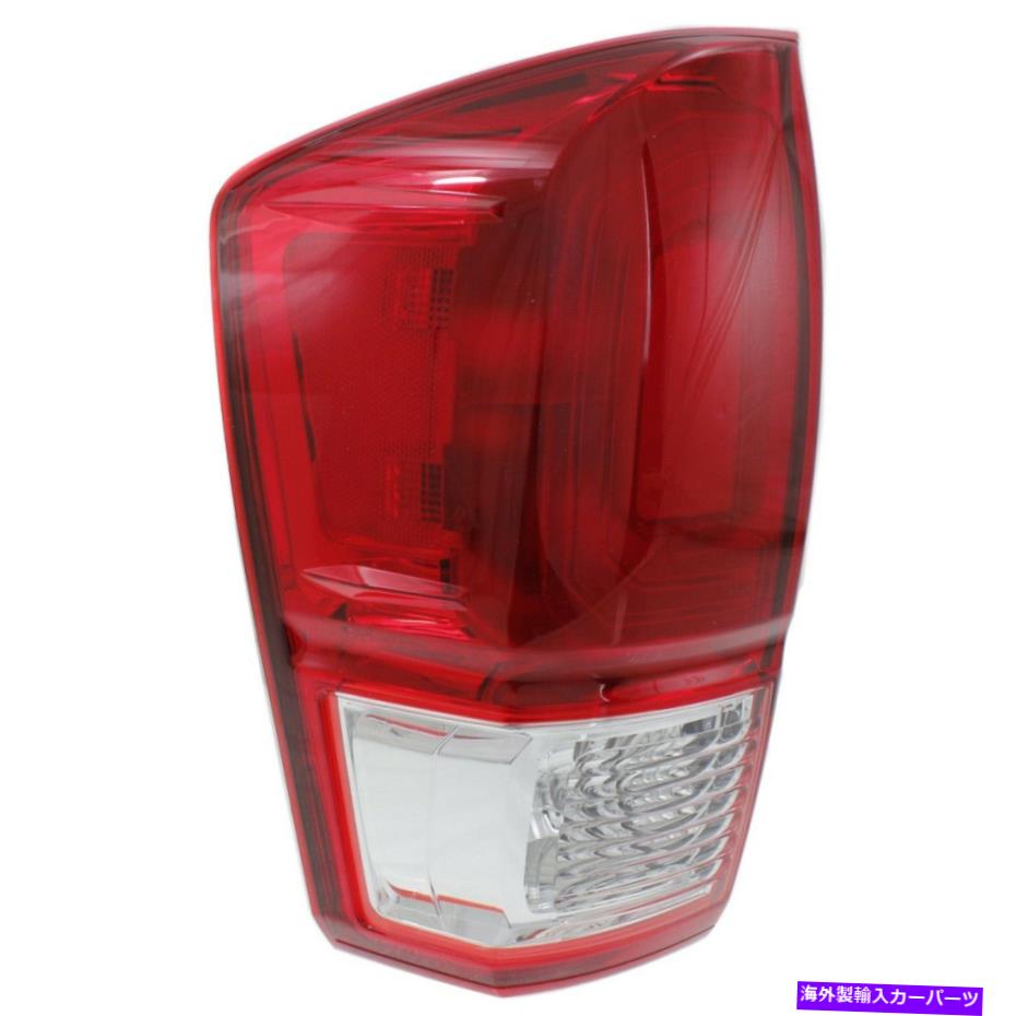 USテールライト 2016-2017トヨタタコマLH w /電球（S）レッドレンズカーパ Tail Light For 2016-2017 Toyota Tacoma LH w/ Bulb(s) Red Lens CAPA【並行輸入品】