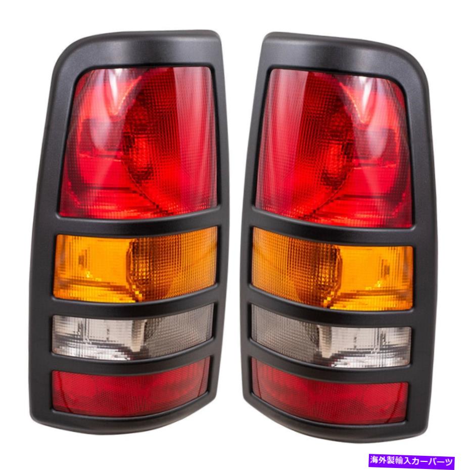 USテールライト テールライトセットフィット01-03 Silverado Sierra 3500フリエードピックアップペアリアレンズ Tail Lights Set fits 01-03 Silverado Sierra 3500 Fleetside Pickup Pair Rear Lens【並行輸入品】