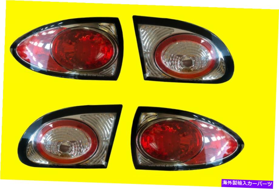 USテールライト シボレーキャバリエクリアテールライトセット（4 PC）1995-2002 Chevrolet Cavalier Clear Tail Light Set(4 PC) 1995-2002【並行輸入品】