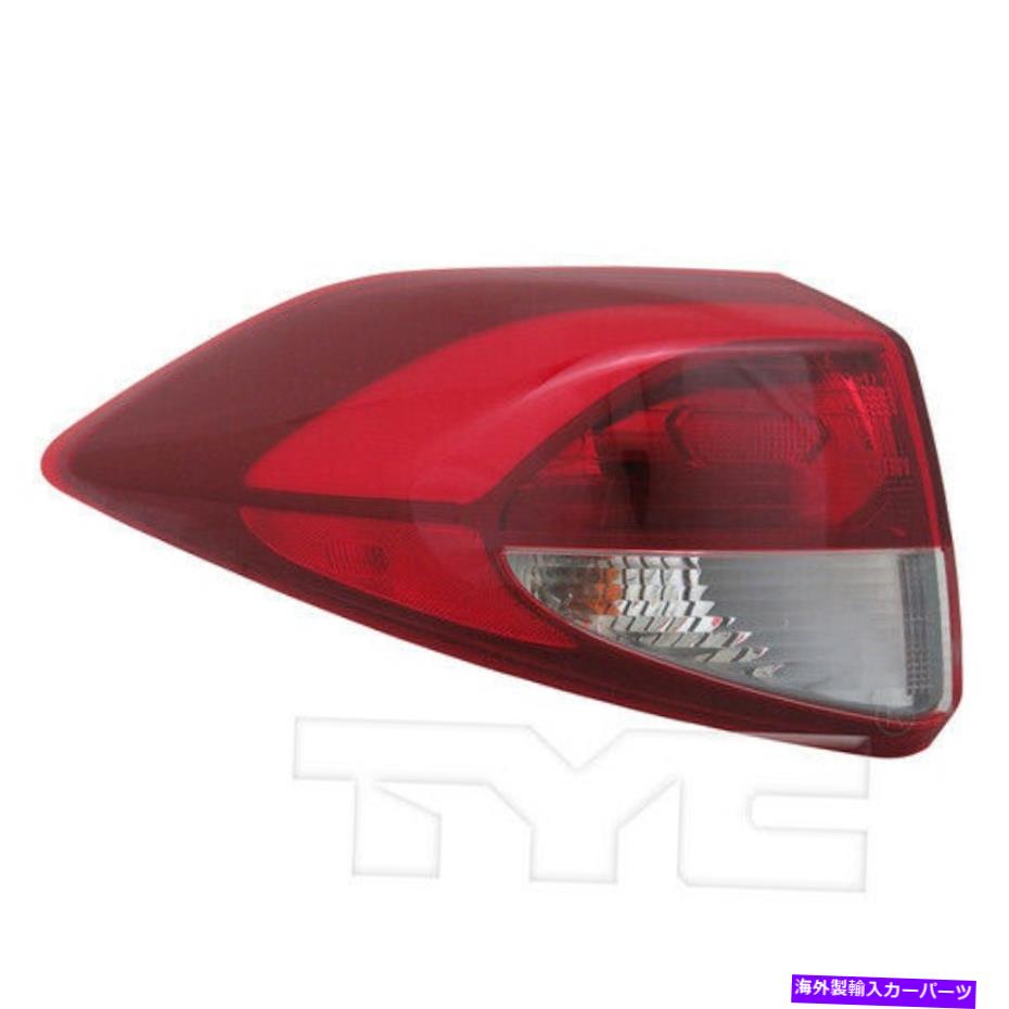 USテールライト 16-18 Hyundai Tucsonのためのハロゲンの外側の尾尾の照明ランプ左の運転手 Halogen Outer Quarter Tail Light Lamp Left Driver for 16-18 Hyundai Tucson【並行輸入品】