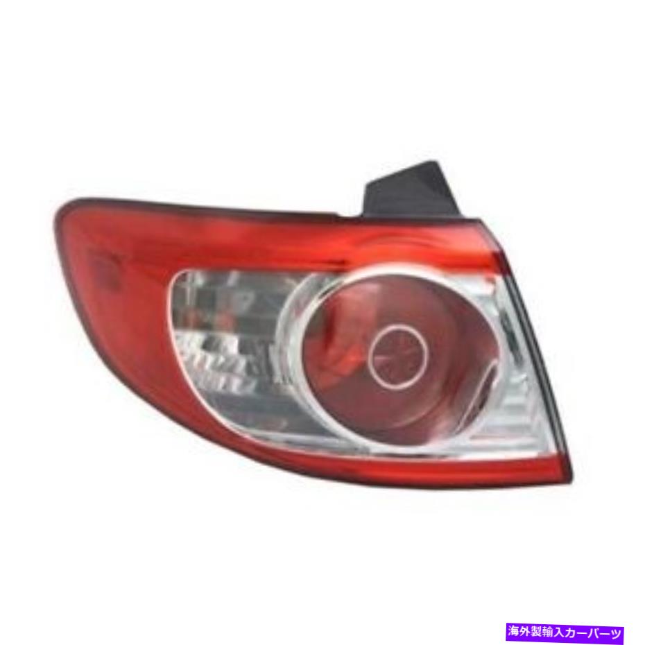 USテールライト 新しい外側のテールライトフィットヒュンダイサンタFE 2010-2012 HY 2804117 92401-0W500 NEW OUTER LEFT TAIL LIGHT FITS HYUNDAI SANTA FE 2010-2012 HY2804117 92401-0W500【並行輸入品】