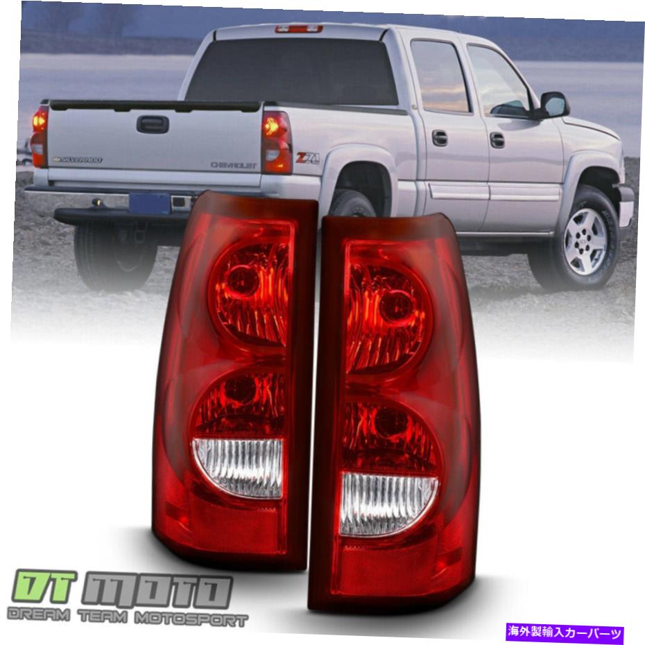USテールライト 2003-2006 Chevy Silverado 1500 2500 3500テールライトブレーキランプW /電球+ハーネス 2003-2006 Chevy Silverado 1500 2500 3500 Tail Lights Brake Lamps w/ Bulb+Harness【並行輸入品】