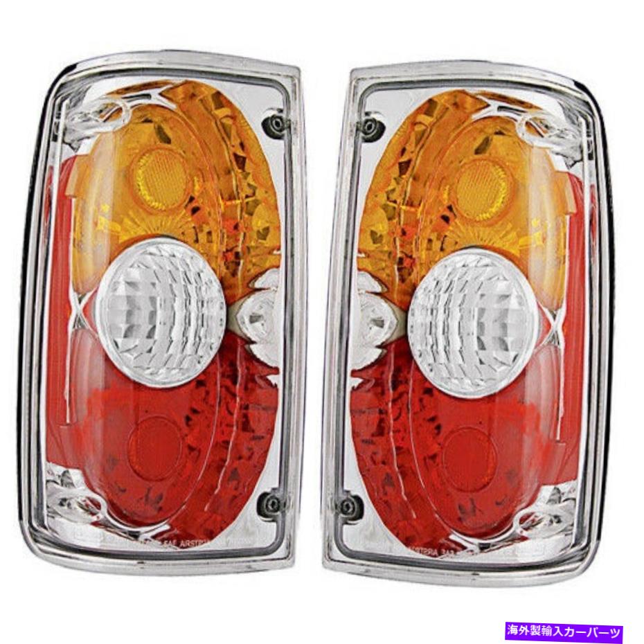 USテールライト 1989 - 1995年の新しいクロムテールライトセットトヨタピックアップTO2800105 TO2801105 New Chrome Tail Light Set For 1989-1995 Toyota Pickup TO2800105 TO2801105【並行輸入品】