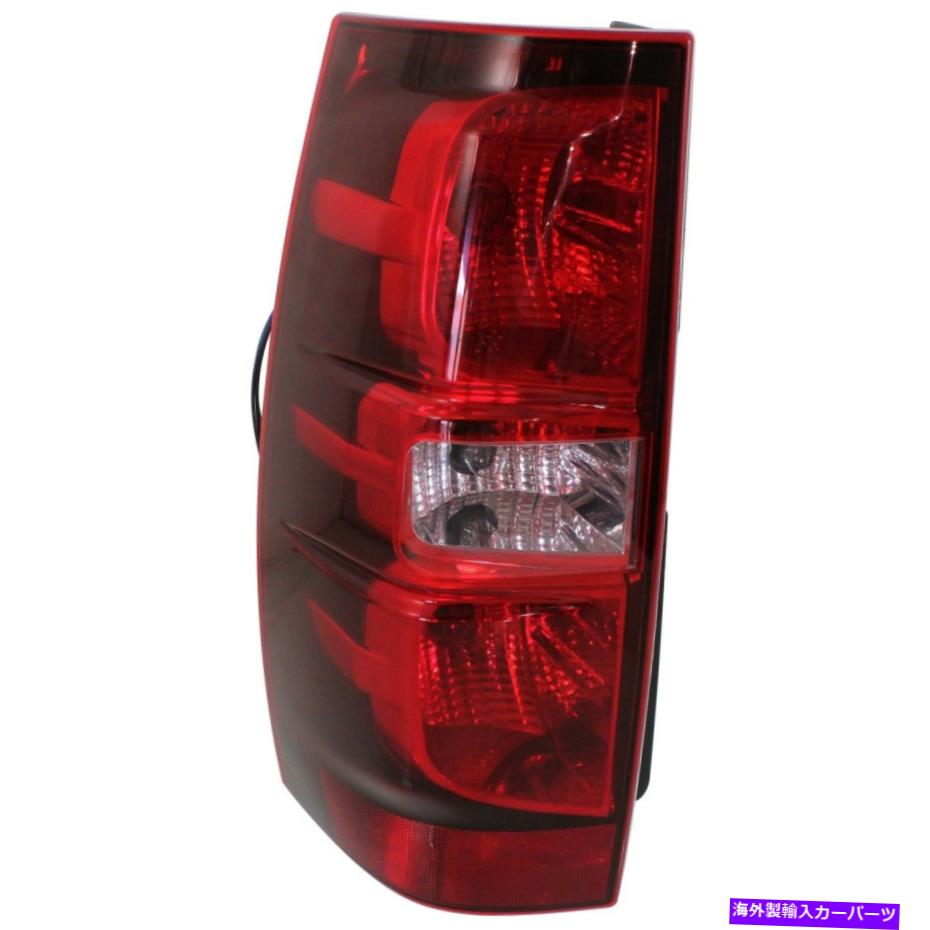 USテールライト 2007年から2014年のハロゲンテールライトChevy Tahoeの左透明＆レッドレンズW /電球CAPA Halogen Tail Light For 2007-2014 Chevy Tahoe Left Clear & Red Lens w/ Bulbs CAPA【並行輸入品】
