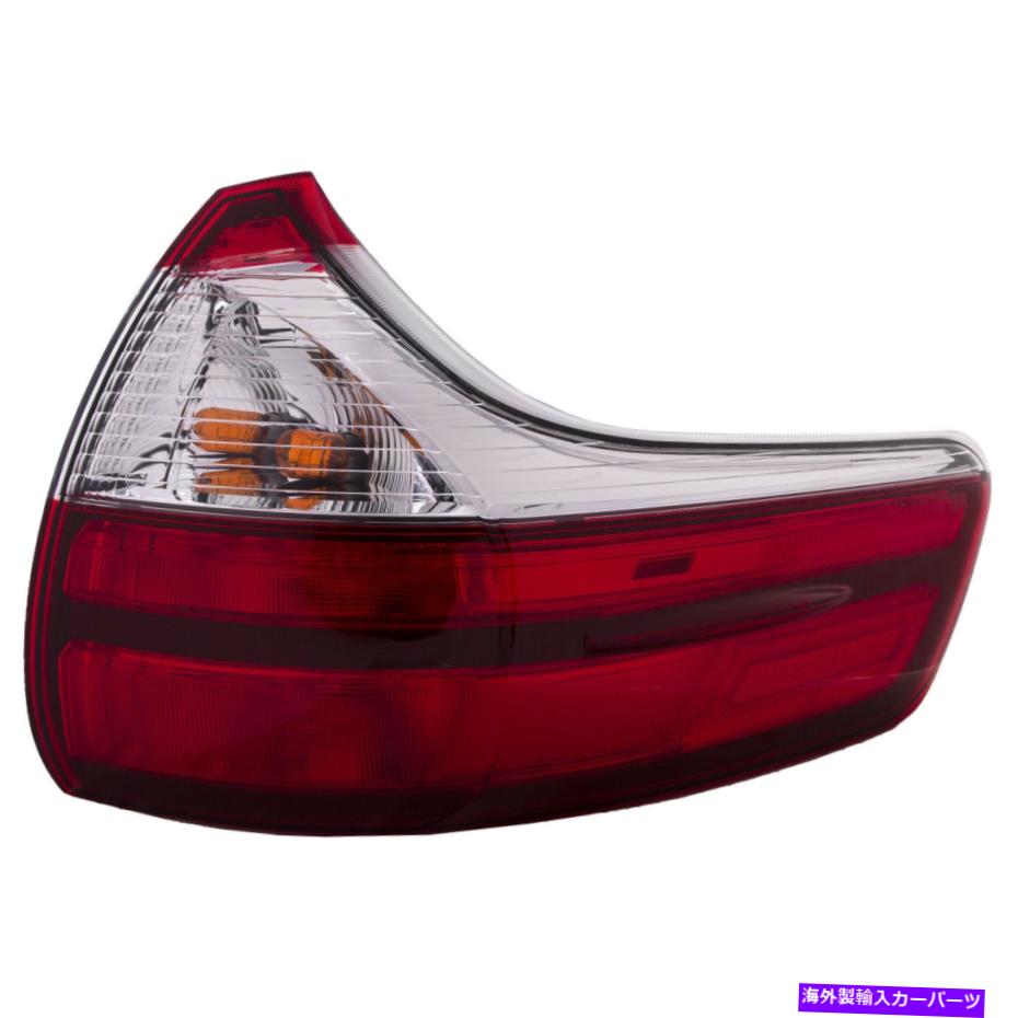 USテールライト テールライトアウターボディ右助手席側フィットトヨタシエナ15-19カーパ Tail Light Outer Body Mounted Right Passenger Side Fits Toyota Sienna 15-19 CAPA【並行輸入品】