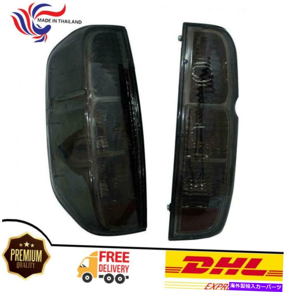 USテールライト 2005年+日産フロンティアナバラテックナテールライトリアランプブラックスモークレンズペア For 2005+Nissan Frontier Navara Tekna Tail Light Rear Lamp Black Smoke Lens Pair【並行輸入品】