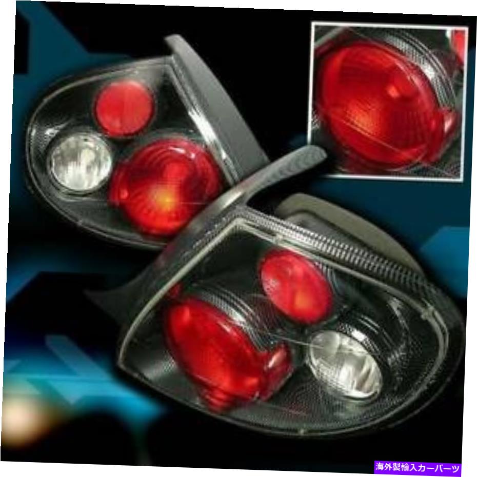 USテールライト フィット2000-2002ドッジプリマスネオンカーボンファイバーリアテールブレーキライトランプ Fits 2000-2002 Dodge Plymouth Neon Carbon Fiber Rear Tail Brake Lights Lamps【並行輸入品】