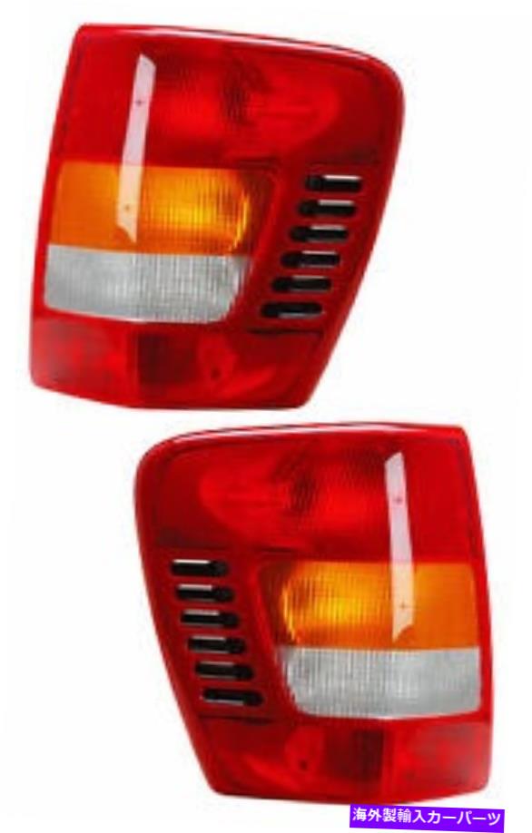 USテールライト 2002年2003年JEEPグランドチェロキーテールライトペアセット For 2002 2003 2004 Jeep Grand Cherokee Tail lights Pair Set【並行輸入品】
