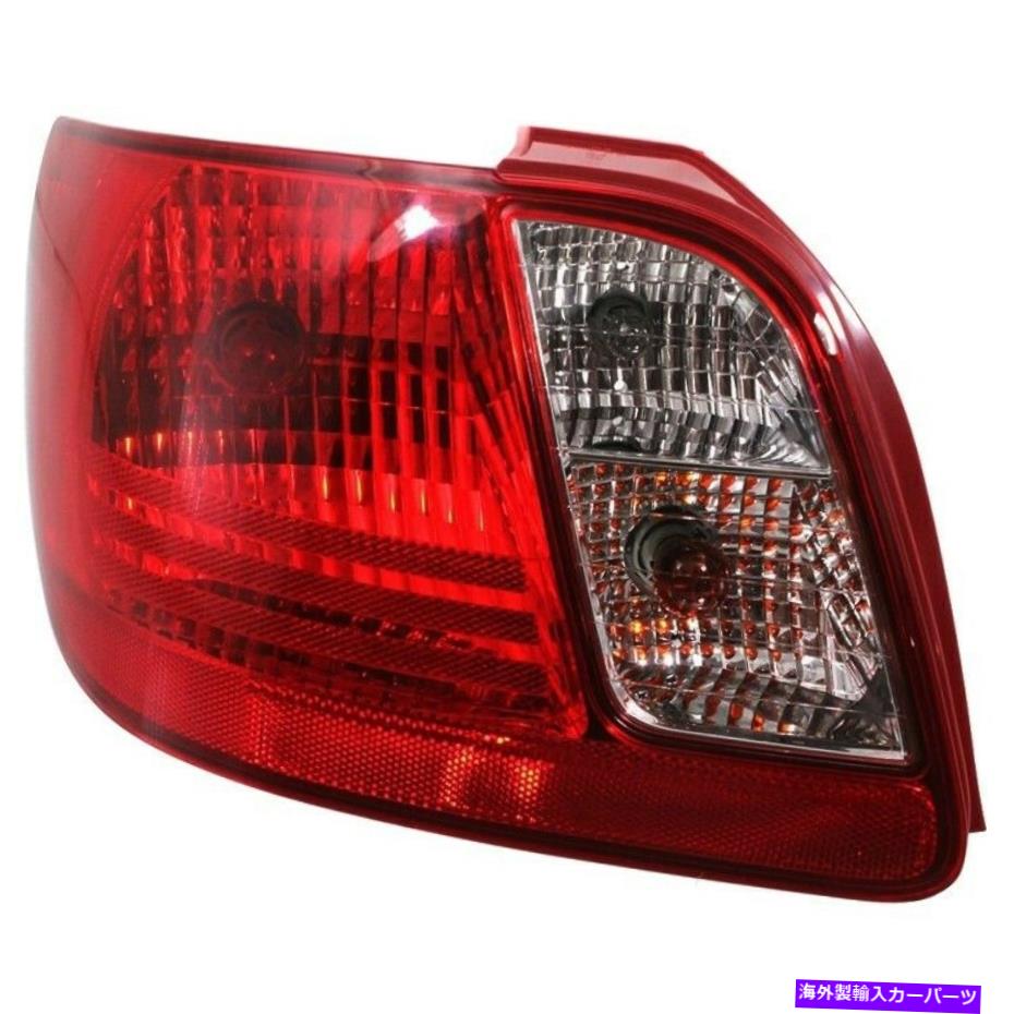 USテールライト 2006-2011 Kia RioのテールライトBulb Capaを持つハロゲン Tail Light For 2006-2011 Kia Rio Left Halogen With Bulb CAPA【並行輸入品】