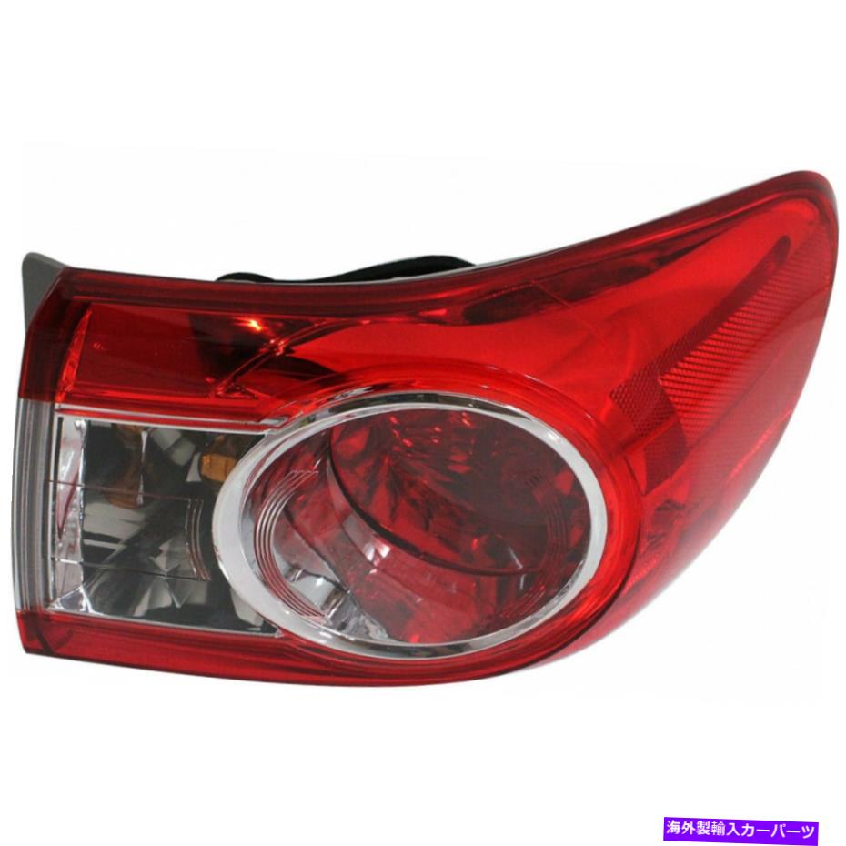 USテールライト TOYOTA COROLLA TAIL LIGHT 2011年2012年2013年外の運転側のためにTO2804111 For Toyota Corolla Tail Light 2011 2012 2013 Outer Driver Side For TO2804111【並行輸入品】