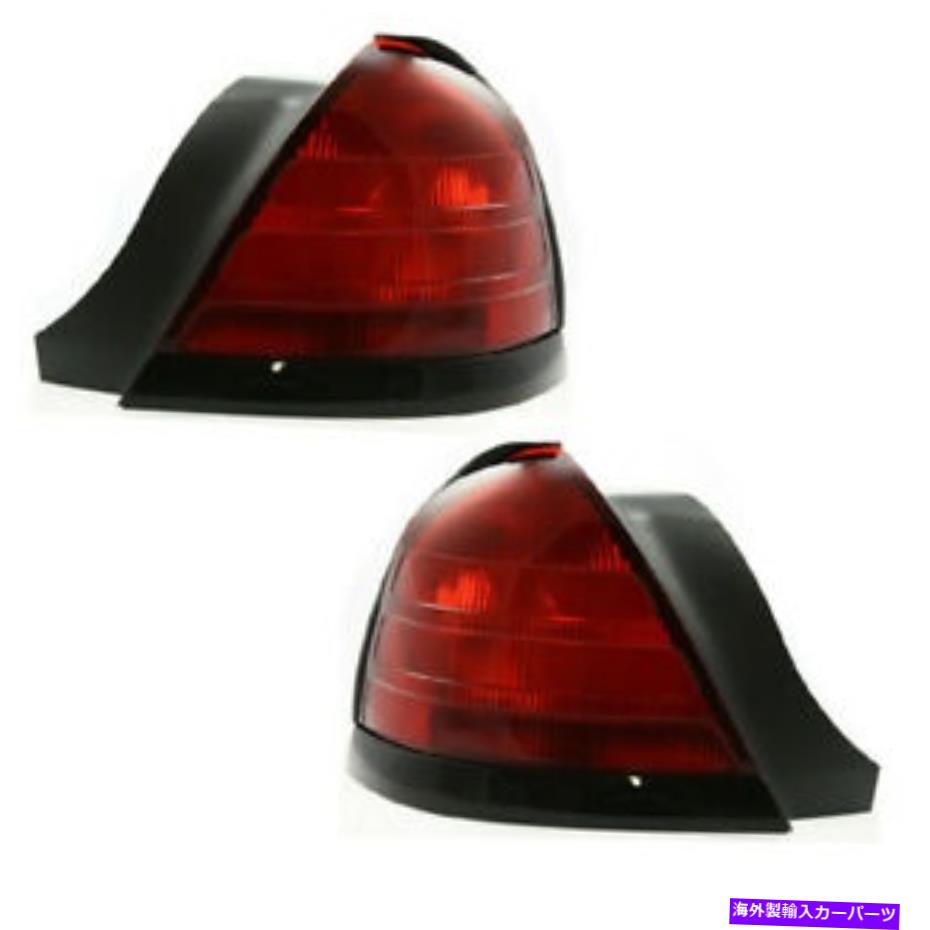 USテールライト 00-10クラウンVIC Taillight Taillampブレーキランプライト左右サイドセットペア 00-10 Crown Vic Taillight Taillamp Brake Lamp Light Left & Right Side Set PAIR【並行輸入品】