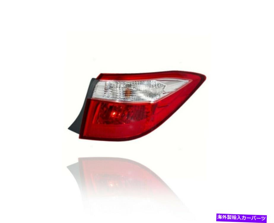 USテールライト テールライトは14-16トヨタカローラの外側の乗客のためにイーグルの目にフィットします Tail Light Fits Eagle Eye For 14-16 Toyota Corolla Outer Right Passenger【並行輸入品】