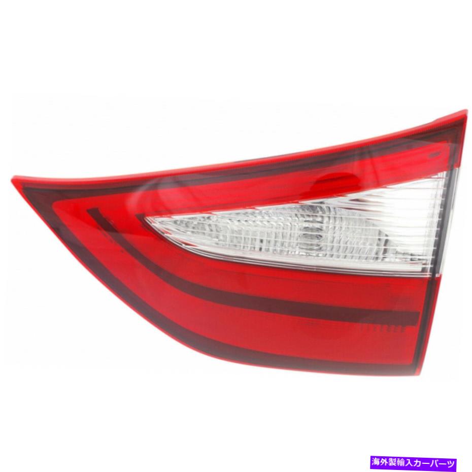 USテールライト トヨタシエナテールライトインナー助手席側カーパ Fits 2015-2018 Toyota Sienna Tail Light Inner Passenger Side CAPA【並行輸入品】