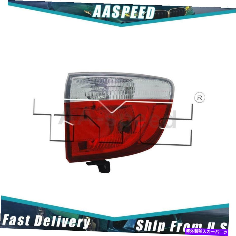 USテールライト 2011-2013 Dodge Durangoのための1x右外側テールライトアセンブリTYC 1X Right Outer Tail Light Assembly TYC For 2011-2013 Dodge Durango【並行輸入品】