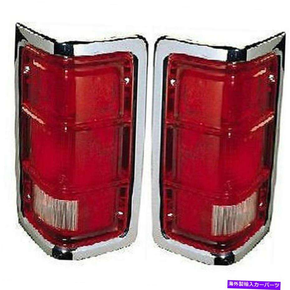 USテールライト 新しいテールライトレンズと2LH＆RHサイドフィットドッジランチャージャーW100のハウジングセット NEW TAIL LIGHT LENS AND HOUSING SET OF 2 LH & RH SIDE FITS DODGE RAMCHARGER W100【並行輸入品】