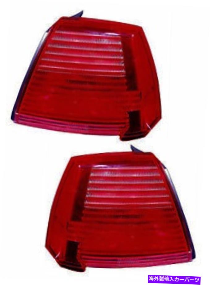 USテールライト 2004年2006年2006年三菱ガラス2.4L ENG DE / ES / Lテールライトペアセット For 2004 2005 2006 Mitsubishi Galant 2.4L Eng De/Es/L Tail lights Pair Set【並行輸入品】