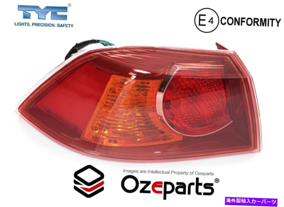USテールライト 三菱ランサーのためのLH左側のテールライトランプ（赤）CJ CFセダン2007年?2018 LH Left Hand Tail Light Lamp (Red) For Mitsubishi Lancer CJ CF Sedan 2007~2018【並行輸入品】