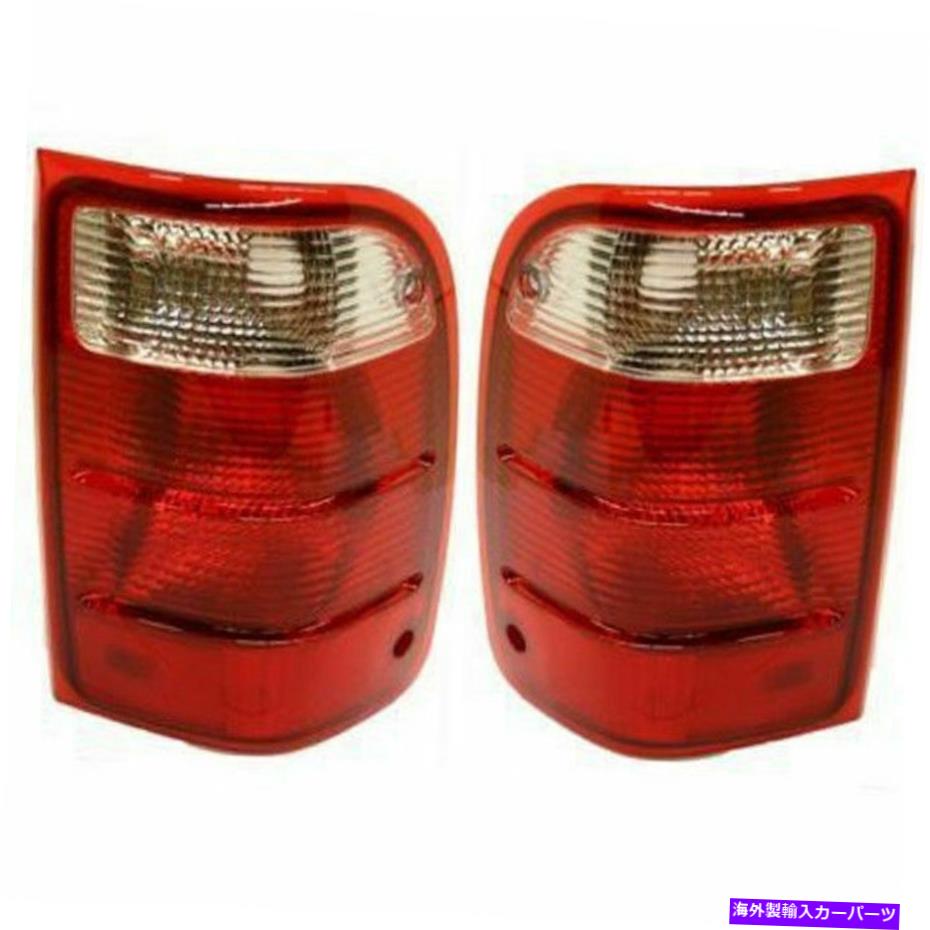 USテールライト 新しいテールライトレンズとハウジングセット2 LH&RHサイドフィット01-2005フォードレンジャー NEW TAIL LIGHT LENS AND HOUSING SET OF 2 LH & RH SIDE FITS 01-2005 FORD RANGER【並行輸入品】