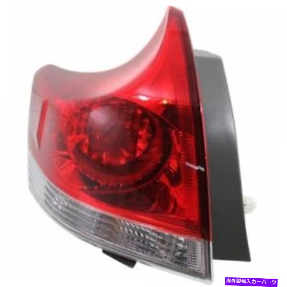 USテールライト Venza 09-12、運転者側、外側のテールライト、クリアとレッドレンズの場合 For Venza 09-12, Driver Side, Outer Tail Light, Clear and Red Lens【並行輸入品】