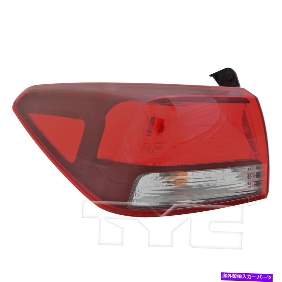USテールライト 18-20 Kia Rio Driverのための外側四半期テールライトリアランプ Outer Quarter Tail Light Rear Lamp for 18-20 Kia Rio Driver Left【並行輸入品】