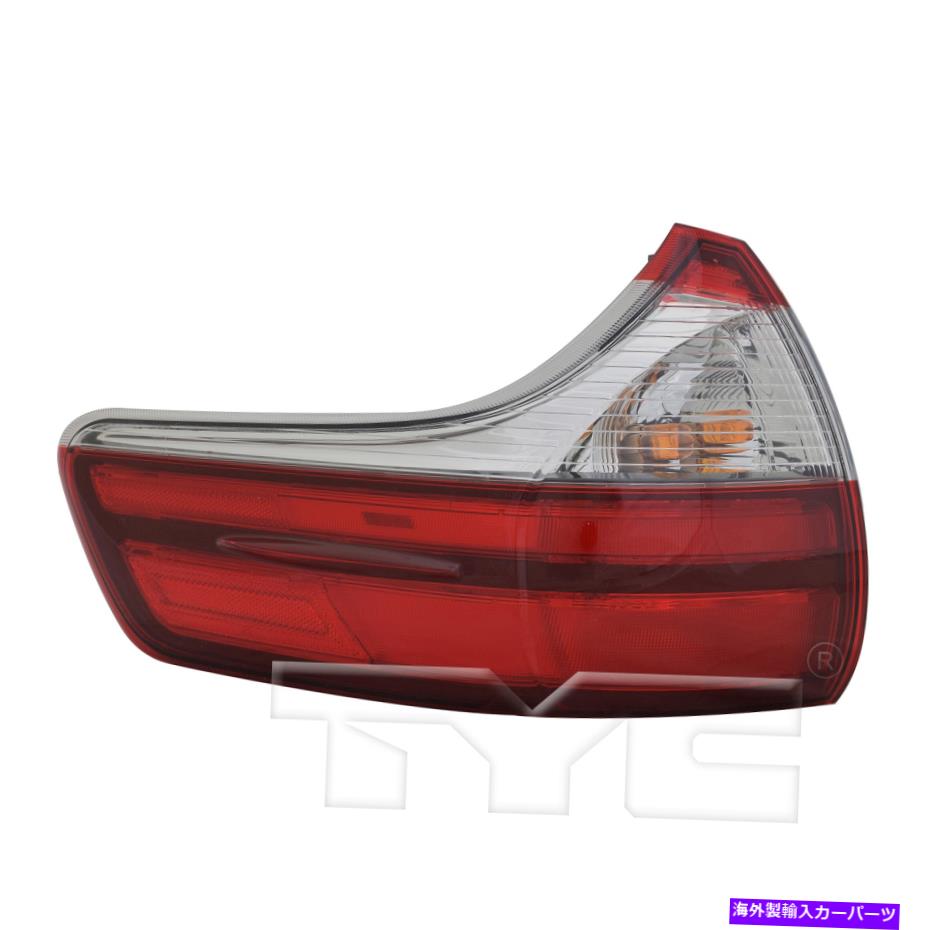 USテールライト テールライトリアランプ20-20トヨタシエナ非SE用の左の運転手 Tail Light Rear Lamp Left Driver for 20-20 Toyota Sienna Non-SE【並行輸入品】
