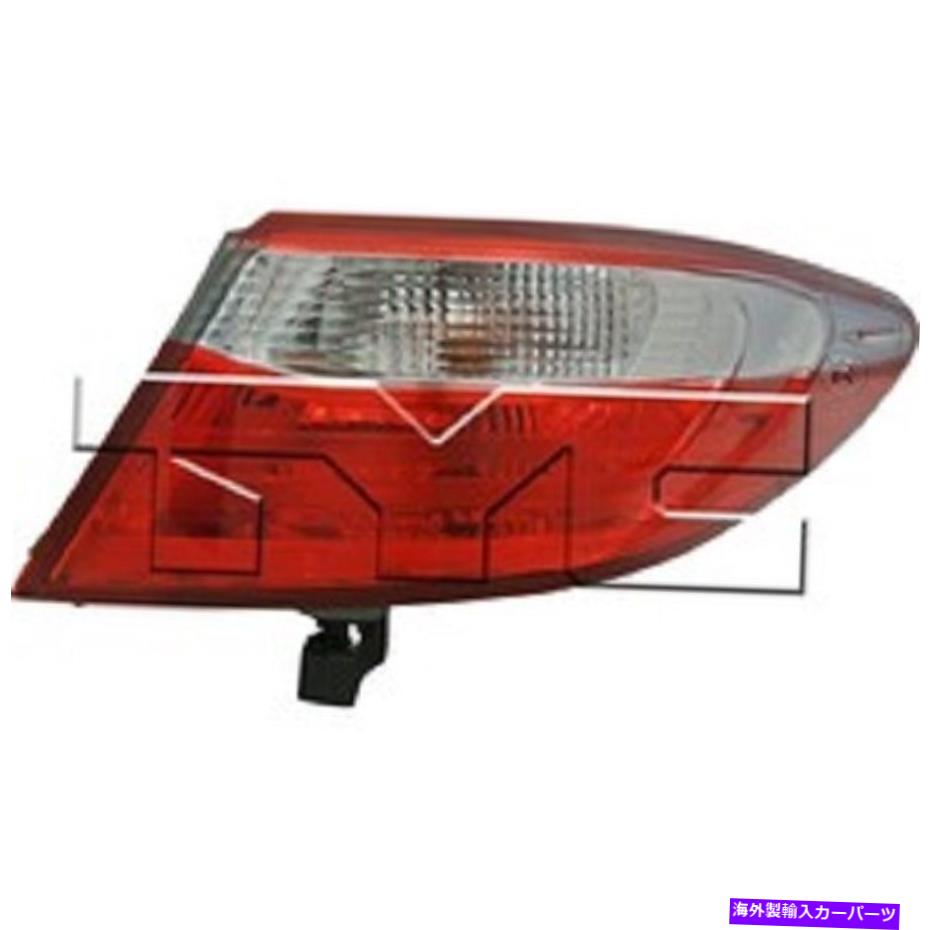 USテールライト TYC 11-6737-00テールライト右乗客RH外側新品 TYC 11-6737-00 Tail Light Right Passenger RH Outer New【並行輸入品】