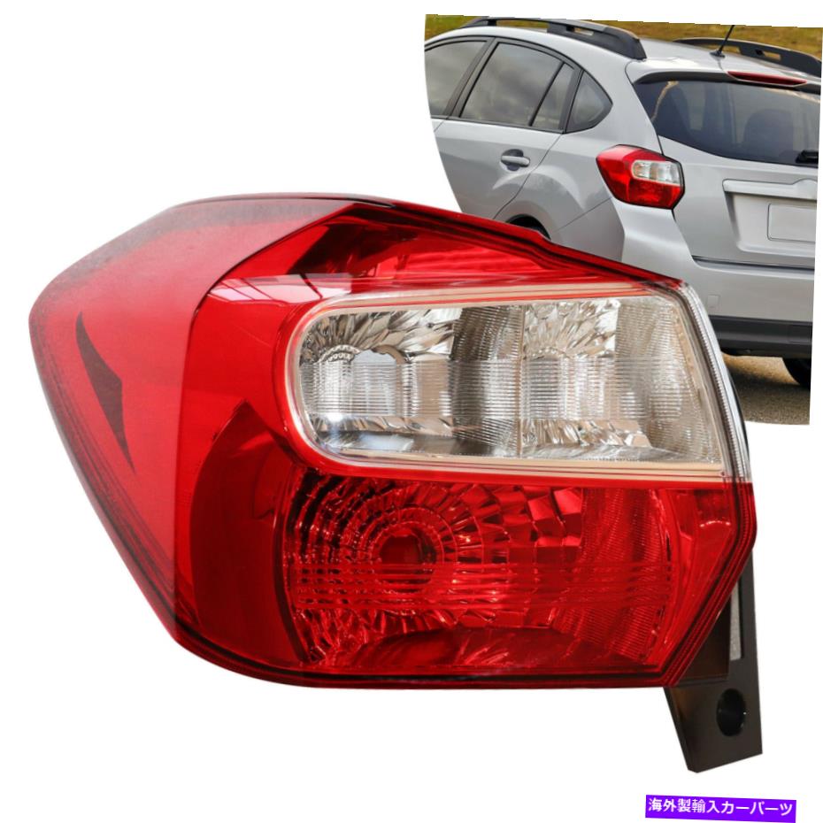 USテールライト 2012-2016のためのドライバーテールライトSubaru Imperza＆XVクロスストレックブラックハウジングLH Driver Tail Light for 2012-2016 Subaru Impreza & XV Crosstrek Black Housing LH【並行輸入品】