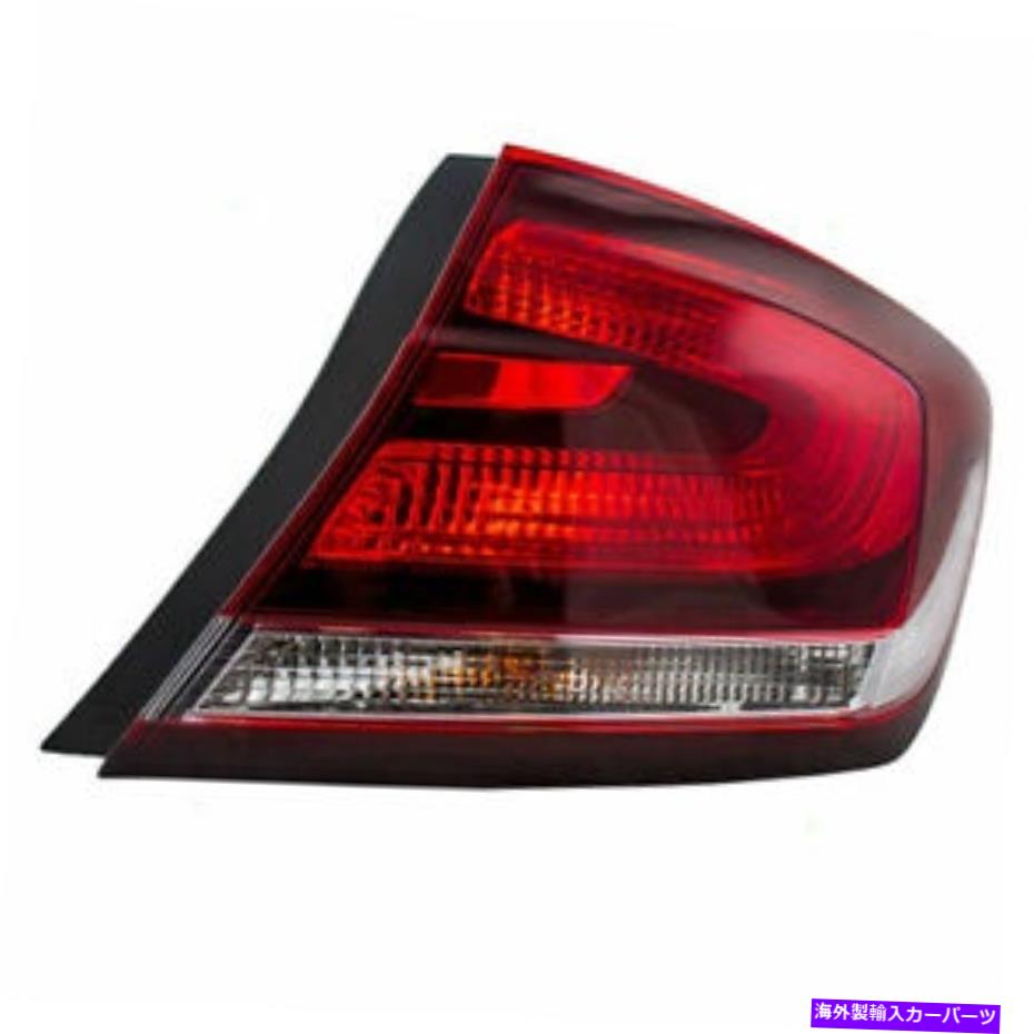 USテールライト 13-15ホンダシビックセダンのための右乗り場のテールライトリアランプ右乗客 Outer Quarter Tail Light Rear Lamp Right Passenger for 13-15 Honda Civic Sedan【並行輸入品】