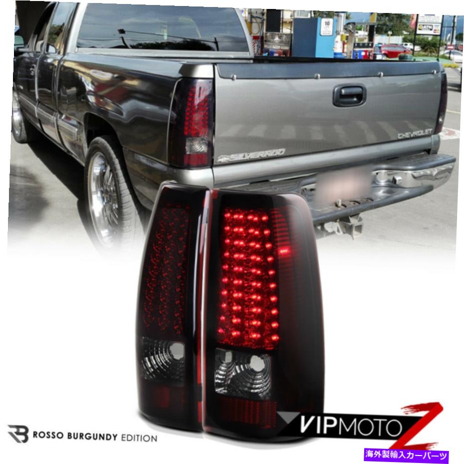 USテールライト 99-02 Chevy Silveradoトラック1500/2500/3500 LED赤/煙テールライトブレーキランプ 99-02 Chevy Silverado Truck 1500/2500/3500 LED RED/SMOKE Tail Light Brake Lamps【並行輸入品】 36,627円